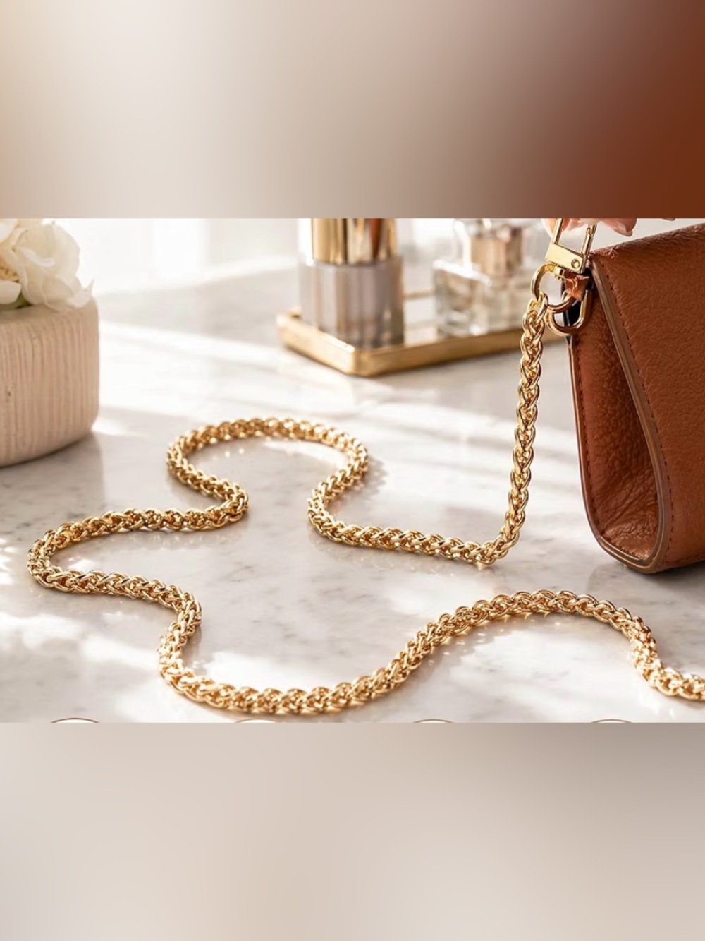47” GOLD-TONE CHAIN